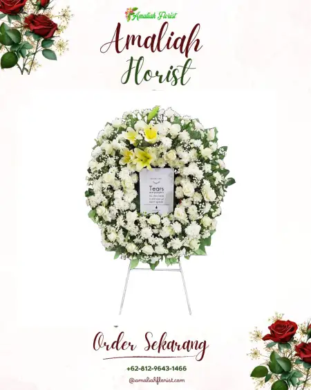 Krans Bunga Duka Gedong Meneng Baru